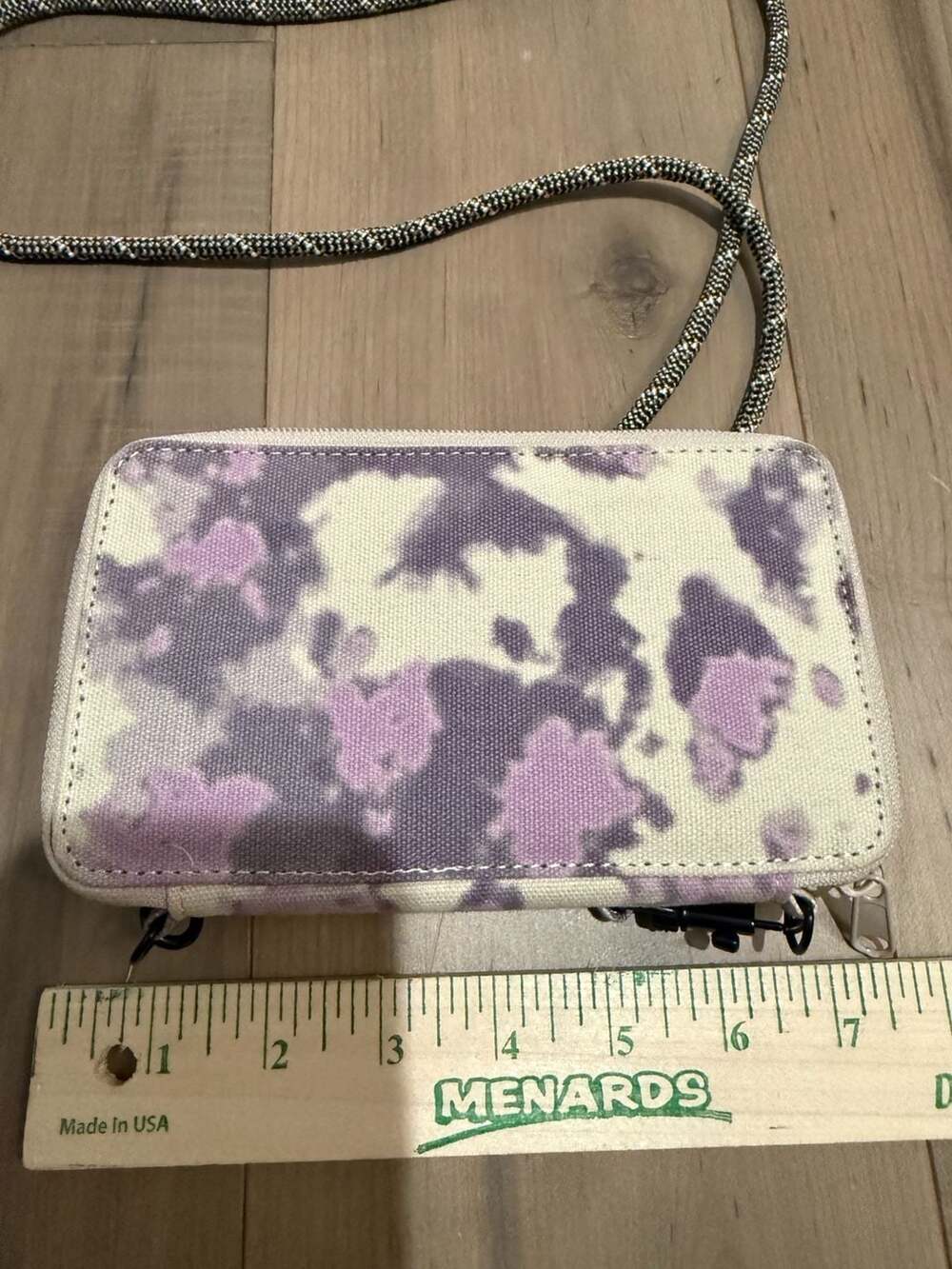 KAVU Go Time Crossbody Wallet Orchid Tie Dye - Picture 3 of 4